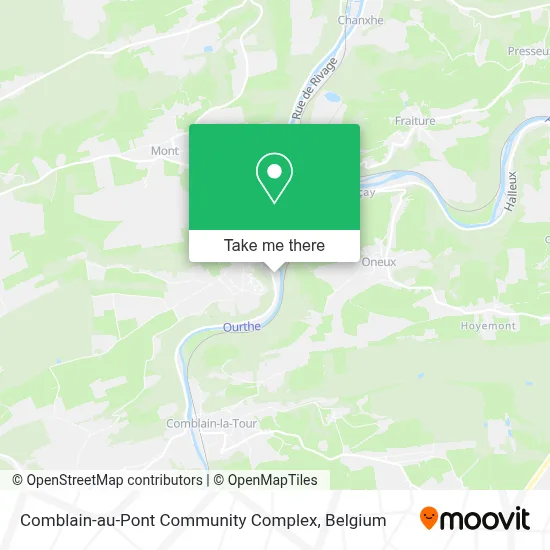 Comblain-au-Pont Community Complex map