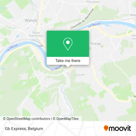 Gb Express map