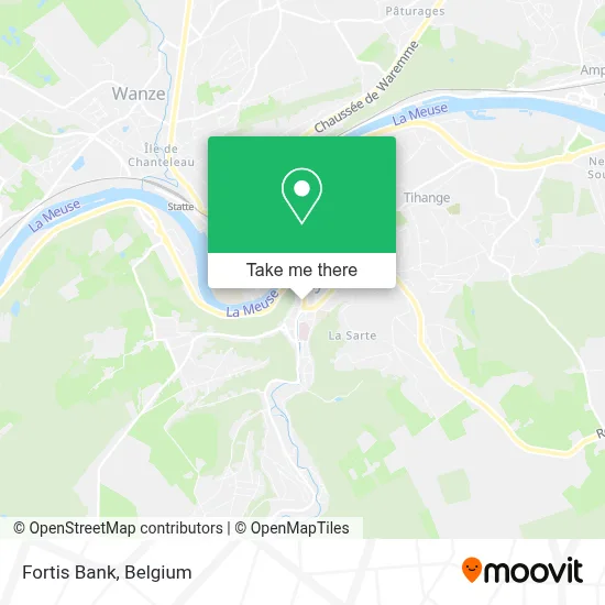 Fortis Bank map