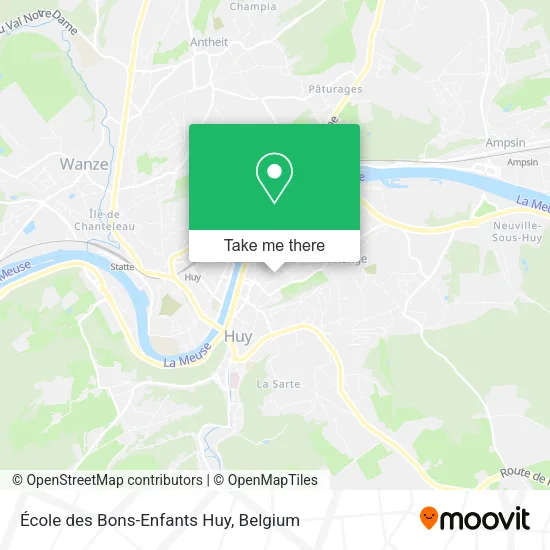 École des Bons-Enfants Huy map
