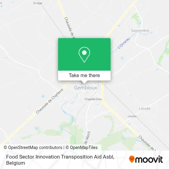 Food Sector Innovation Transposition Aid Asbl map