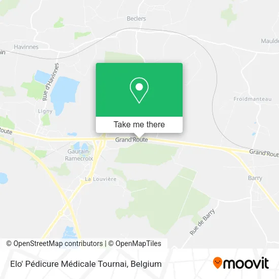 Elo' Pédicure Médicale Tournai map