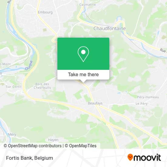 Fortis Bank map