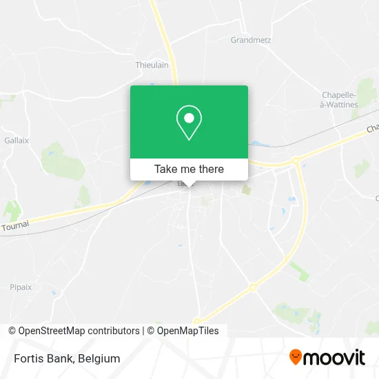 Fortis Bank map