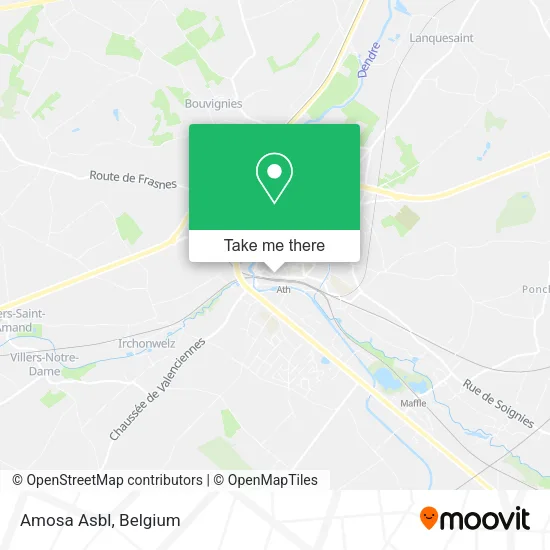 Amosa Asbl map