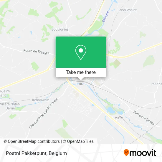 Postnl Pakketpunt map