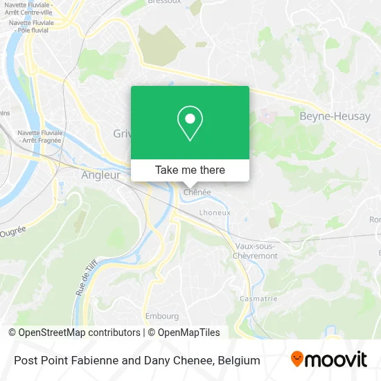 Post Point Fabienne and Dany Chenee map
