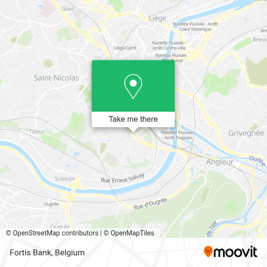 Fortis Bank map