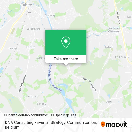 DNA Consulting - Events, Strategy, Communication map