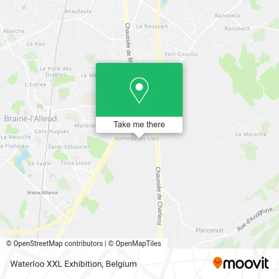 Waterloo XXL Exhibition map