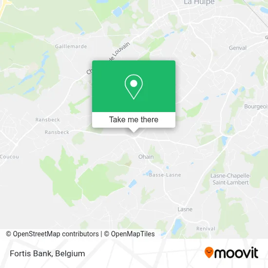 Fortis Bank map