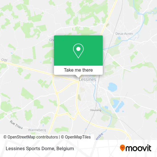 Lessines Sports Dome map