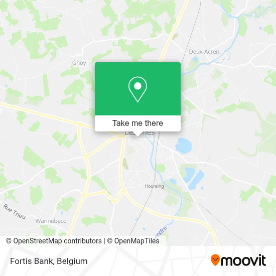 Fortis Bank map