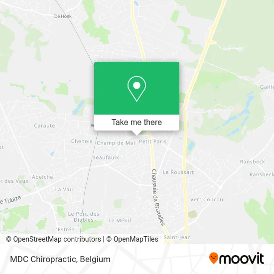 MDC Chiropractic map