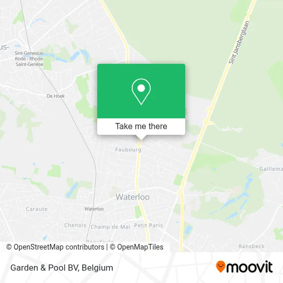 Garden & Pool BV map