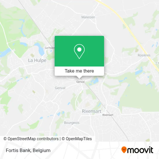 Fortis Bank map