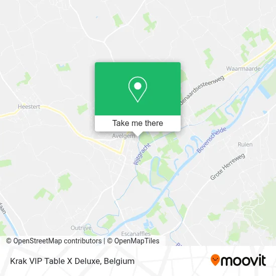 Krak VIP Table X Deluxe map