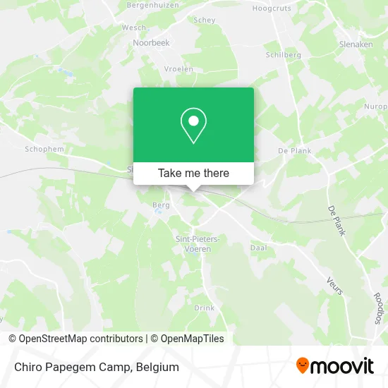 Chiro Papegem Camp map