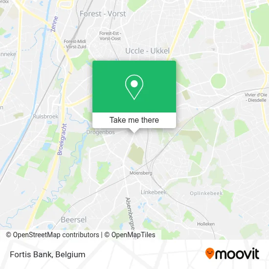 Fortis Bank map