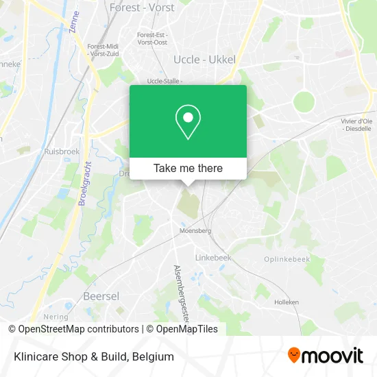 Klinicare Shop & Build map