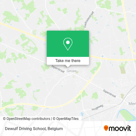 Dewulf Driving School map
