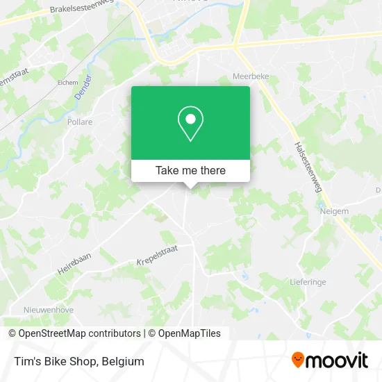 Tim's Bike Shop map