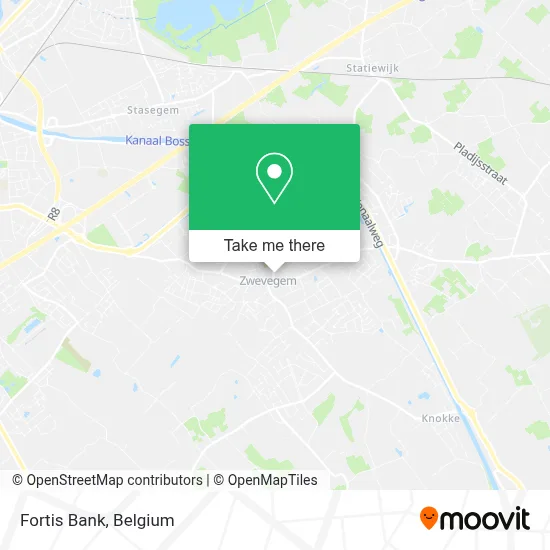 Fortis Bank map