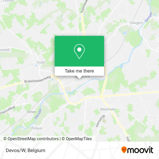 Devos/W map