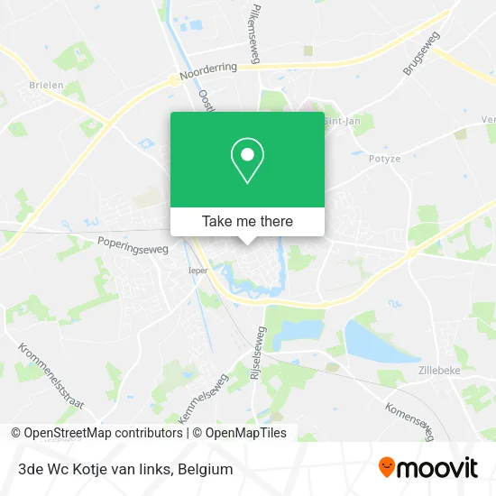 3de Wc Kotje van links map
