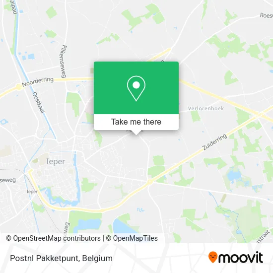 Postnl Pakketpunt map