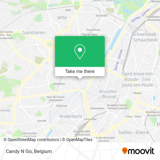 Candy N Go map