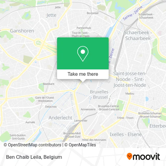 Ben Chaib Leila map