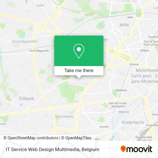 IT Service Web Design Multimedia map