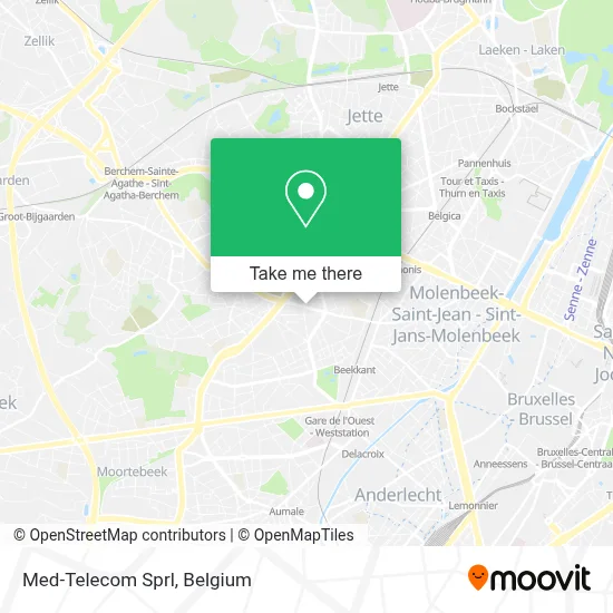Med-Telecom Sprl map