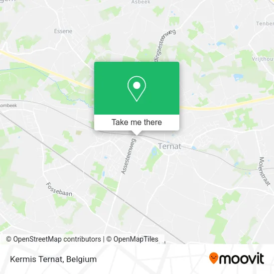 Kermis Ternat map