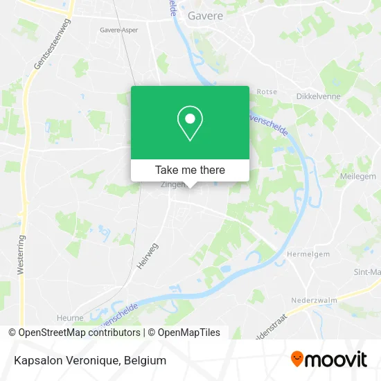 Kapsalon Veronique map