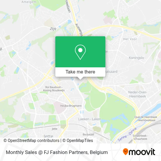 Monthly Sales @ FJ Fashion Partners map