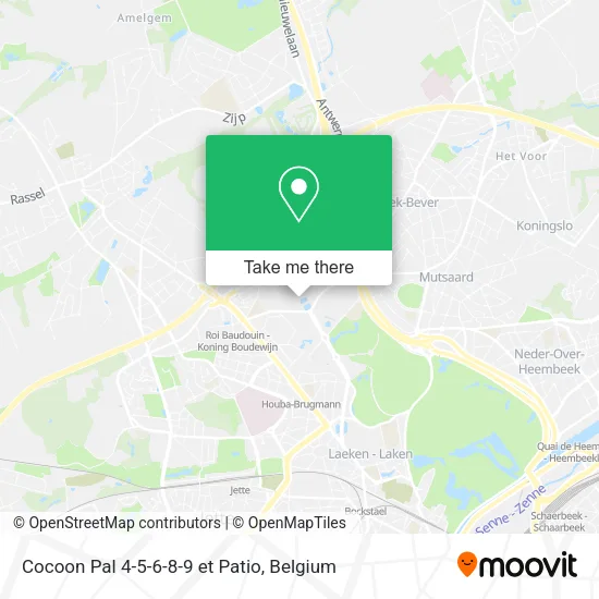 Cocoon Pal 4-5-6-8-9 et Patio map