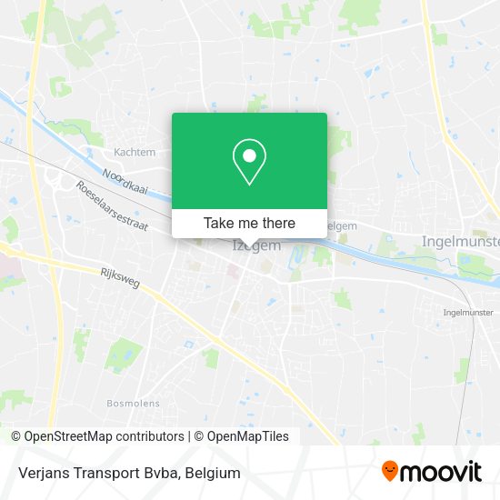 Verjans Transport Bvba map