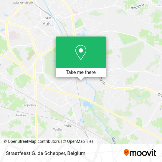 Straatfeest G. de Schepper map
