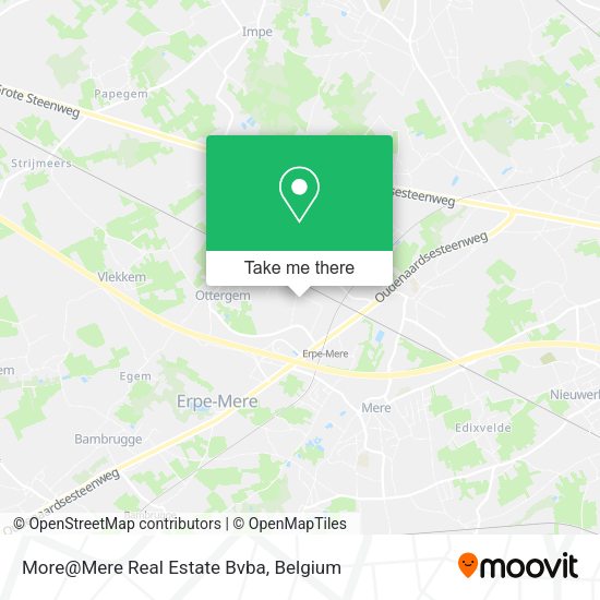 More@Mere Real Estate Bvba map