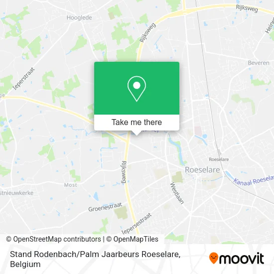 Stand Rodenbach / Palm Jaarbeurs Roeselare map