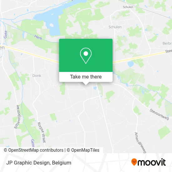 JP Graphic Design map