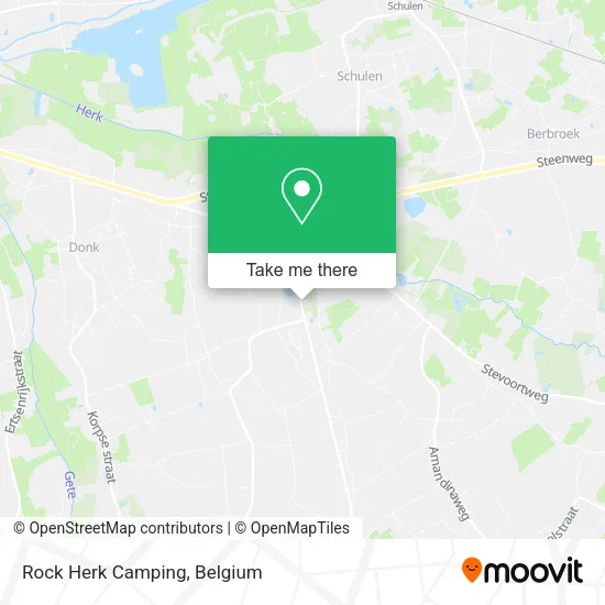 Rock Herk Camping map