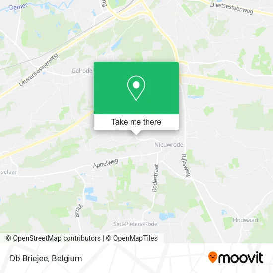 Db Briejee map