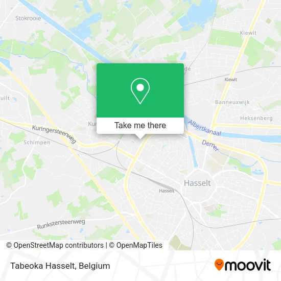 Tabeoka Hasselt map