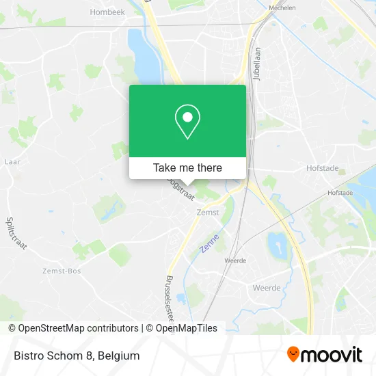 Bistro Schom 8 map