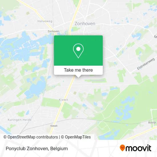 Ponyclub Zonhoven map
