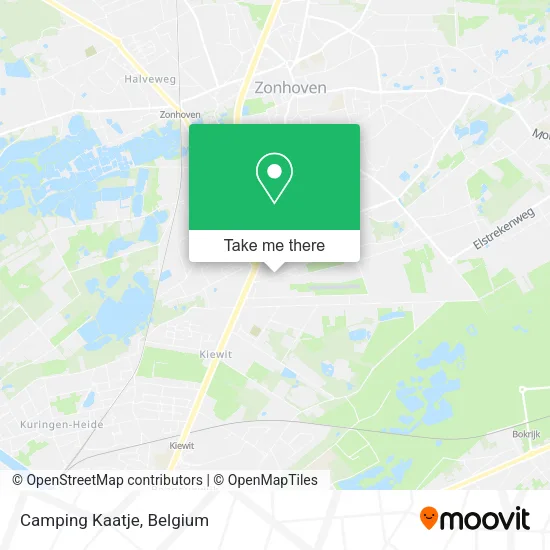 Camping Kaatje map