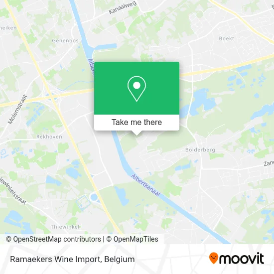 Ramaekers Wine Import map